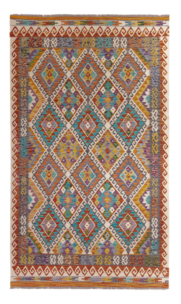 Kilim Maimana Rug 246x153cm - Wool Rug