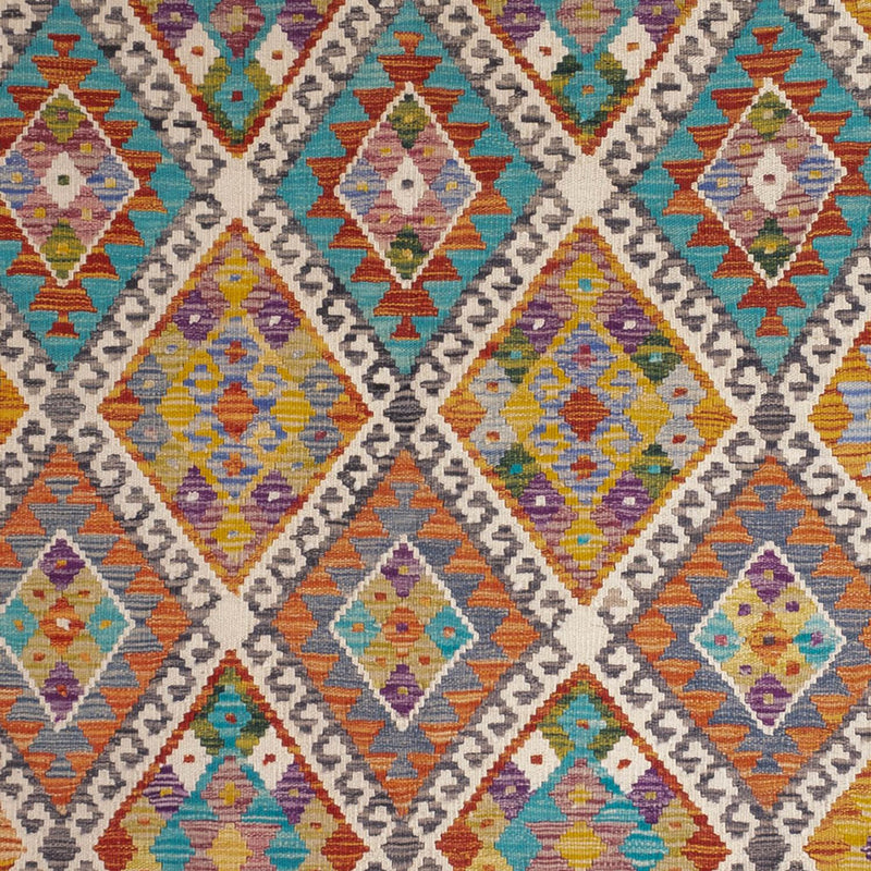 Kelim Rug - Splash - 246 x 153 cm - multicolored