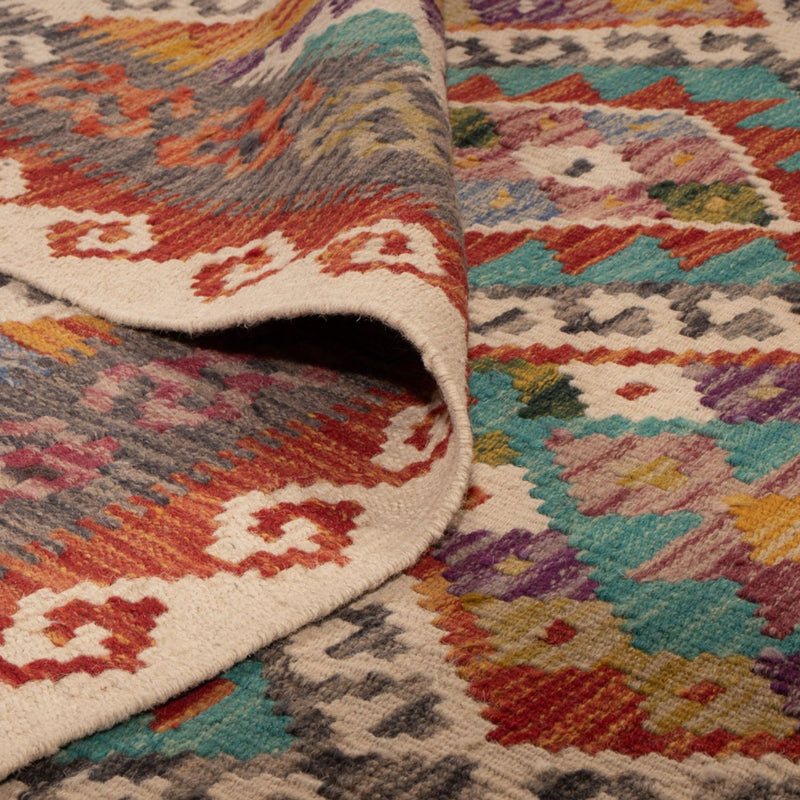 Kelim Rug - Splash - 246 x 153 cm - multicolored