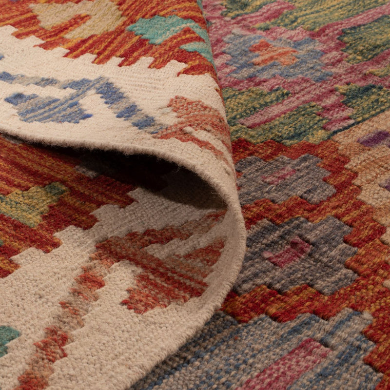 Kelim Rug - Splash - 247 x 195 cm - multicolored