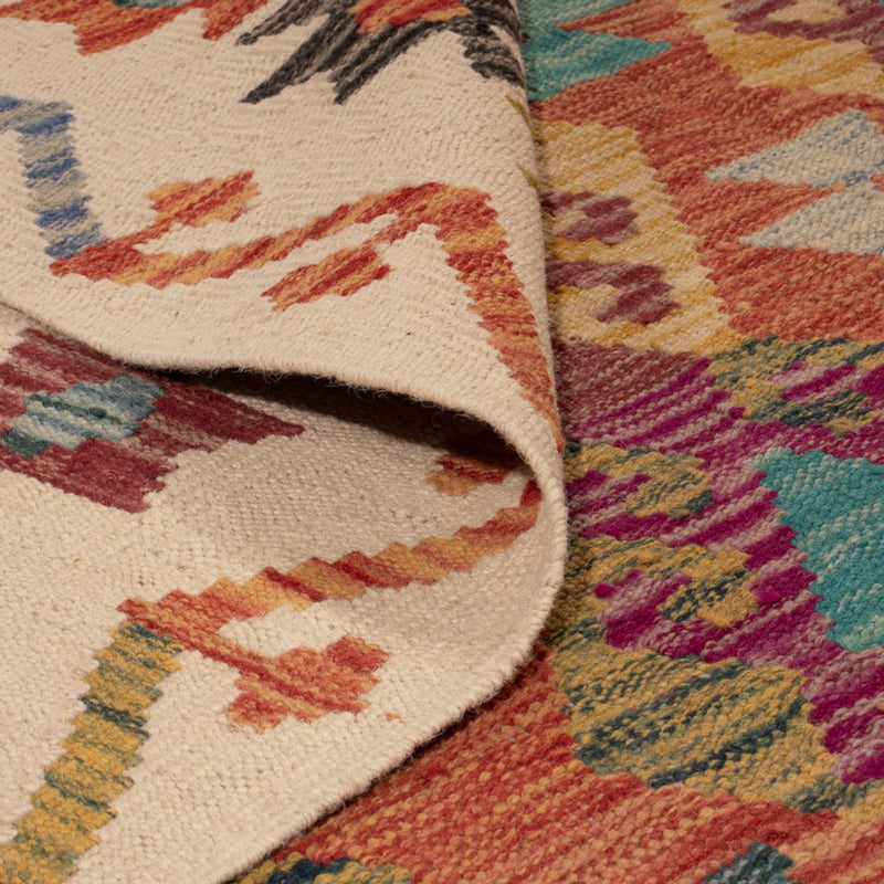 Kelim Rug - Splash - 253 x 203 cm - multicolored