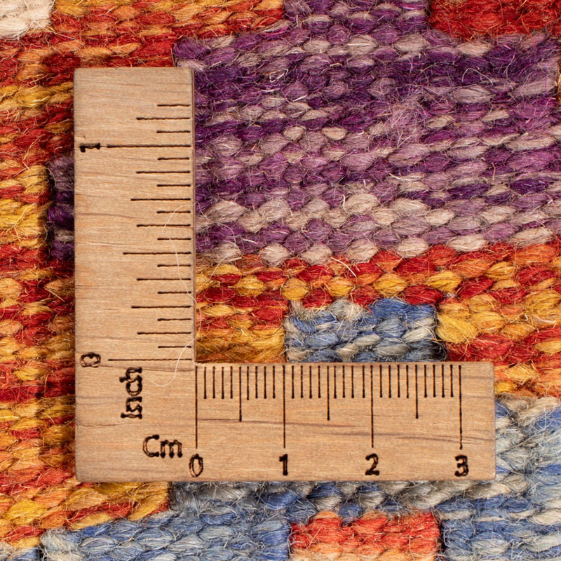 Kelim Rug - Splash - 247 x 201 cm - multicolored