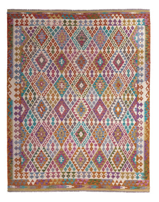 Kelim Rug - Splash - 246 x 204 cm - multicolored