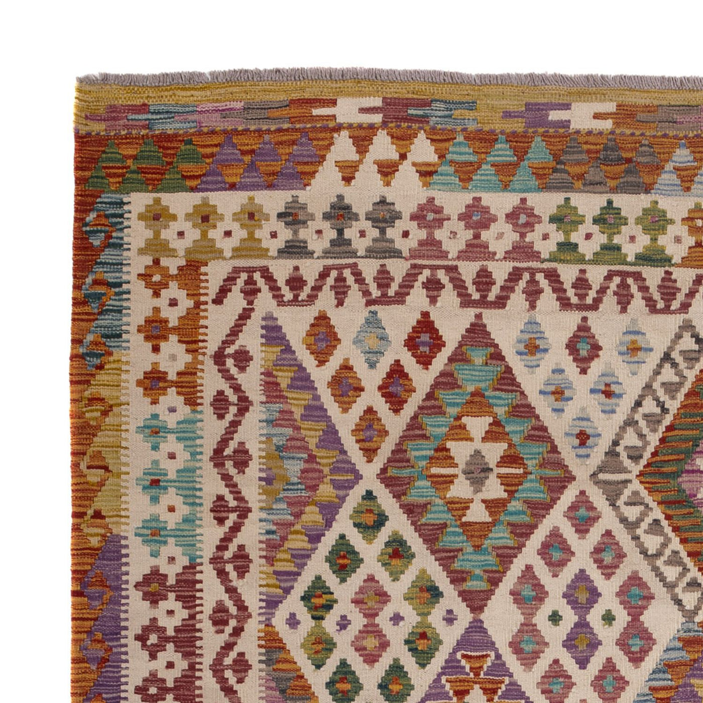 Kilim Maimana Rug 243x201cm - Wool Rug
