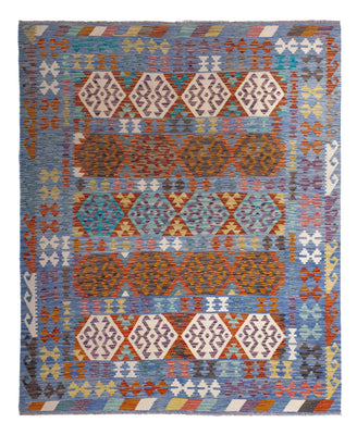 Kelim Rug - Splash - 244 x 205 cm - multicolored