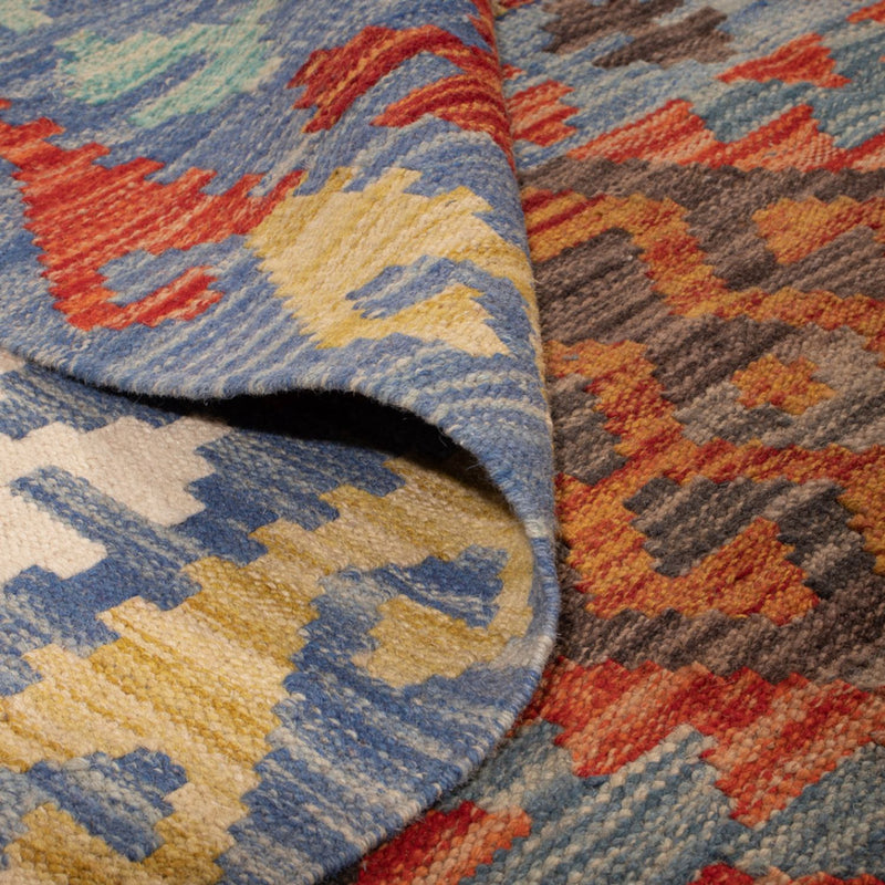 Kelim Rug - Splash - 244 x 205 cm - multicolored