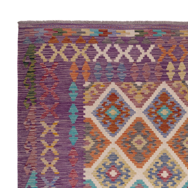 Kelim Rug - Splash - 246 x 206 cm - multicolored