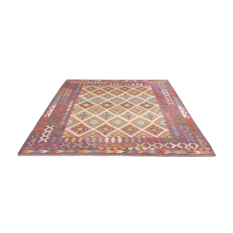 Kelim Rug - Splash - 246 x 206 cm - multicolored
