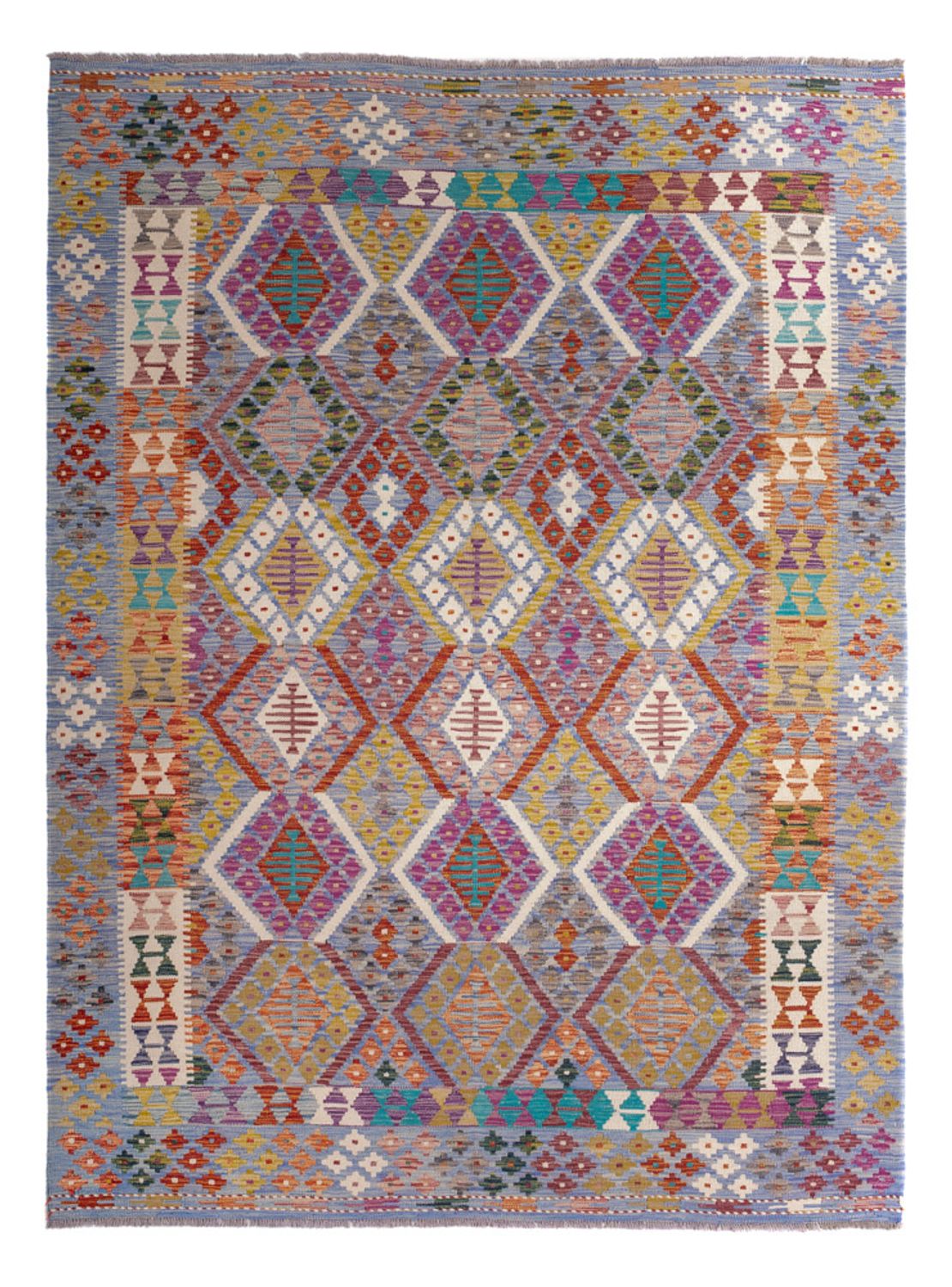 Kelim Rug - Splash - 250 x 191 cm - multicolored