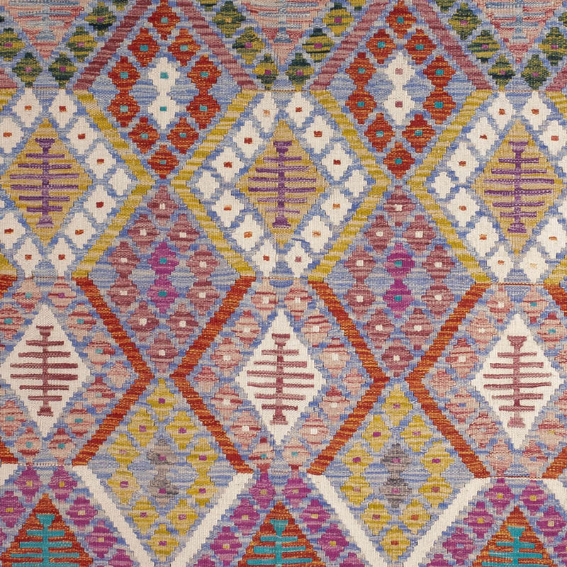 Kelim Rug - Splash - 250 x 191 cm - multicolored