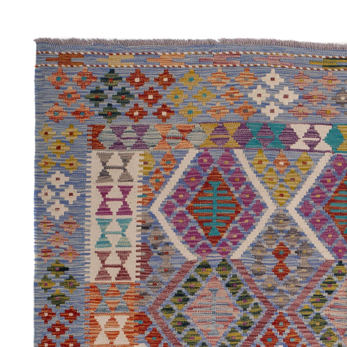 Kelim Rug - Splash - 250 x 191 cm - multicolored