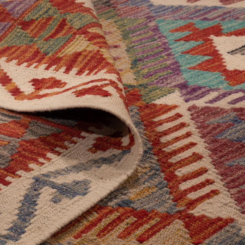 Kelim Rug - Splash - 299 x 200 cm - multicolored