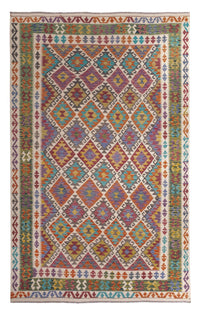 Kelim Rug - Splash - 305 x 196 cm - multicolored