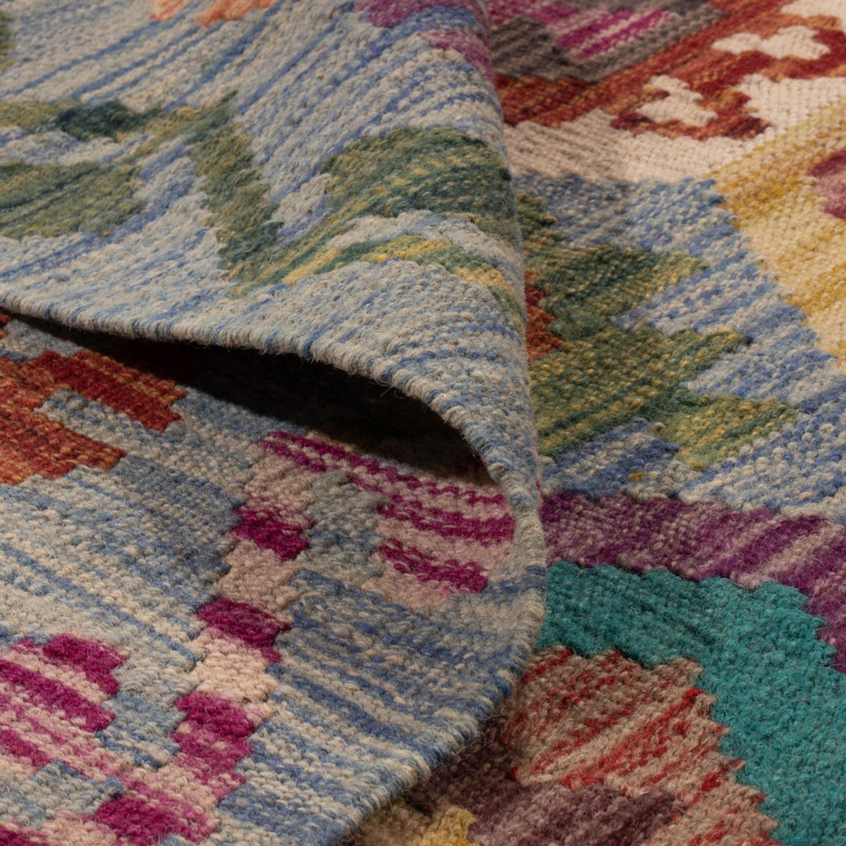 Kelim Rug - Splash - 300 x 203 cm - multicolored