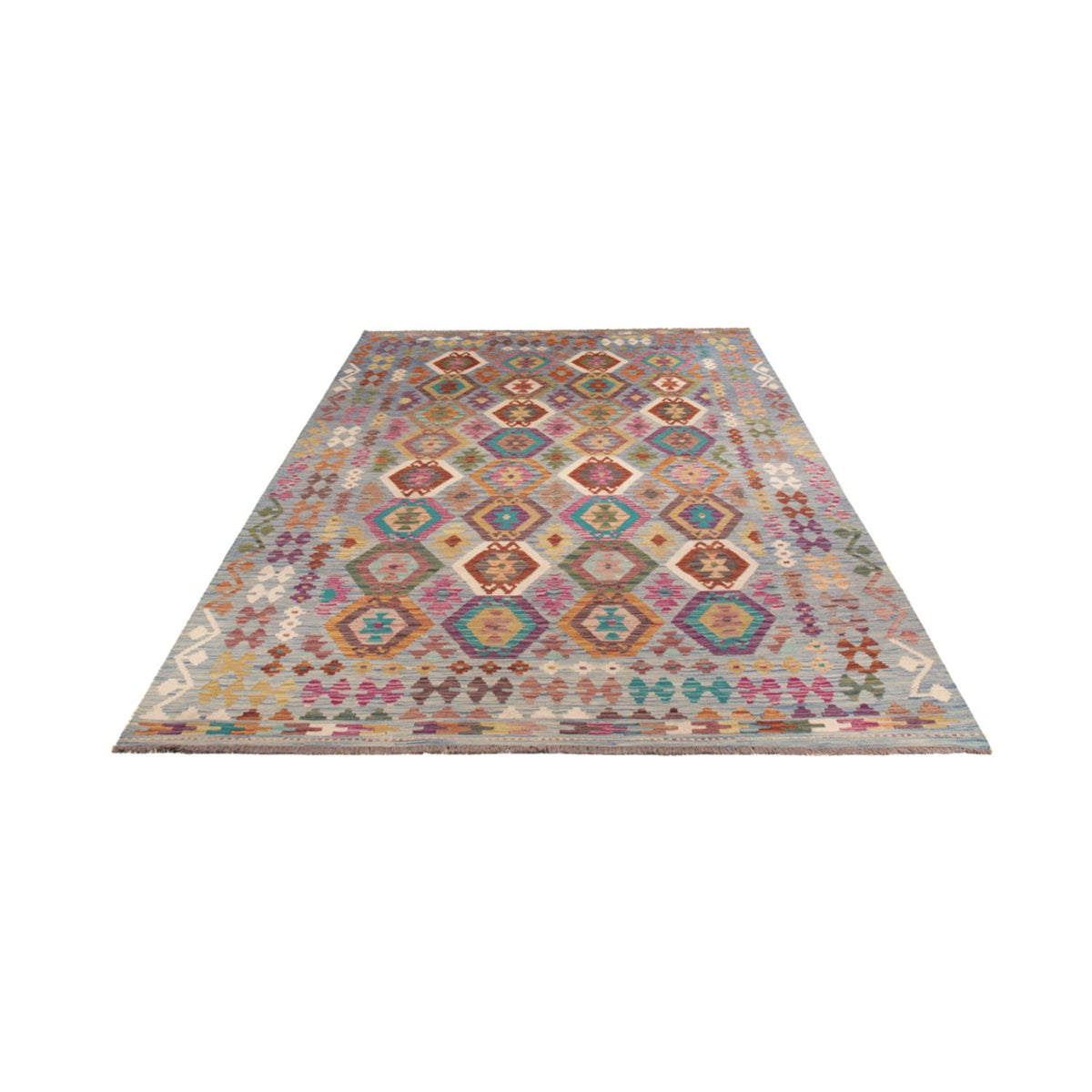 Kelim Rug - Splash - 300 x 203 cm - multicolored