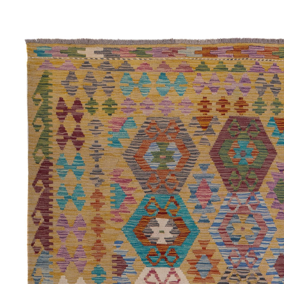 Kelim Rug - Splash - 306 x 208 cm - multicolored