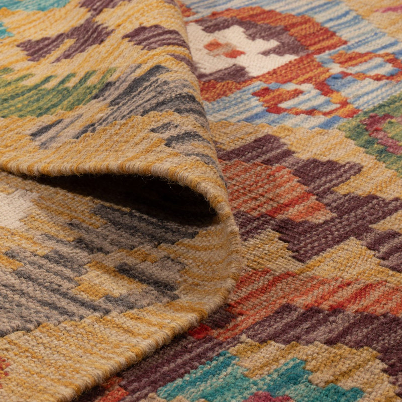 Kelim Rug - Splash - 306 x 208 cm - multicolored