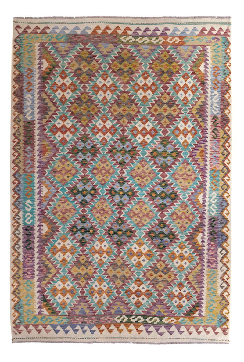 Kelim Rug - Splash - 285 x 195 cm - multicolored