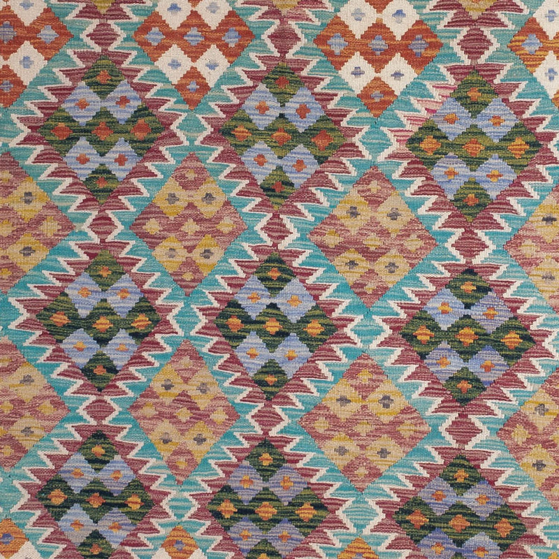 Kelim Rug - Splash - 285 x 195 cm - multicolored