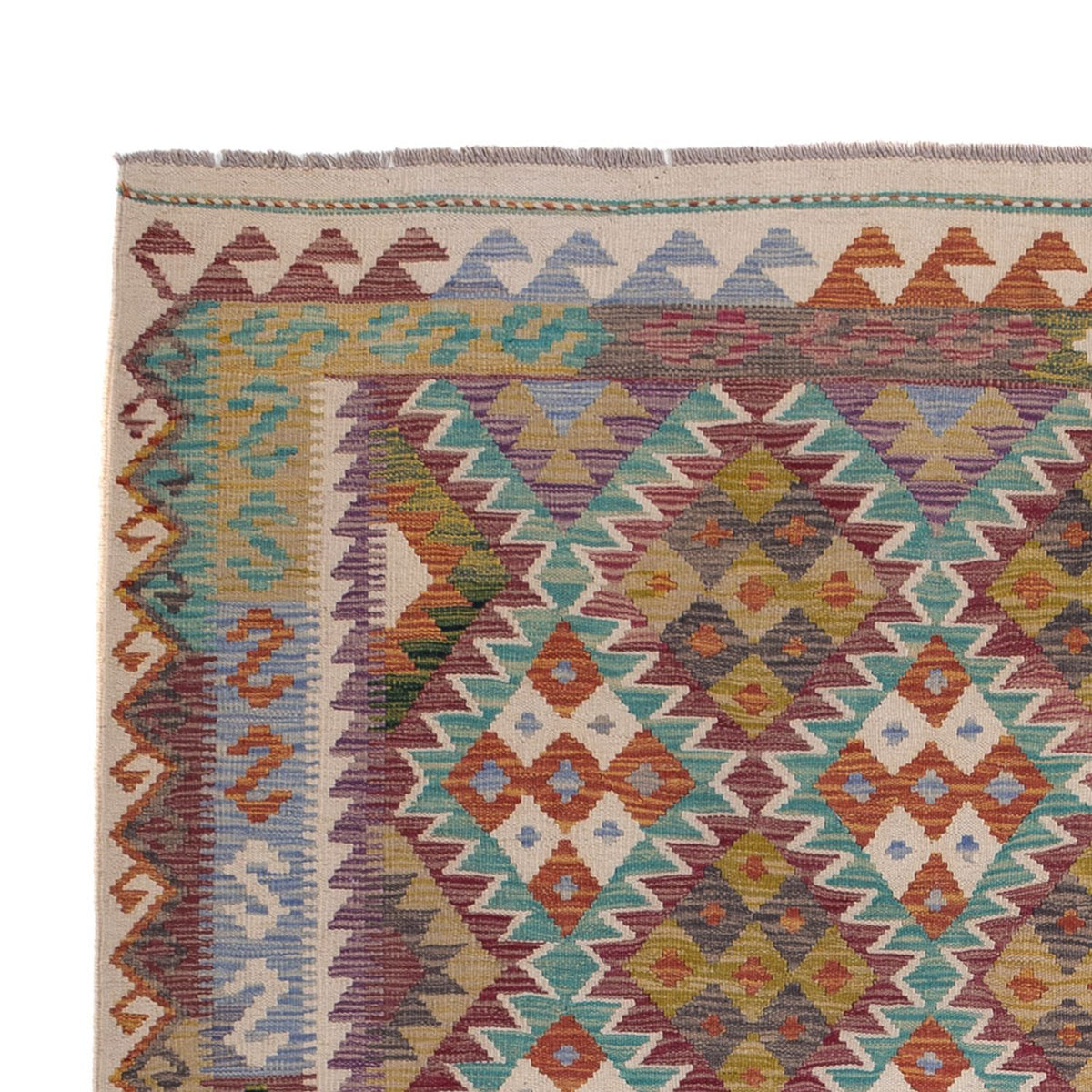 Kelim Rug - Splash - 285 x 195 cm - multicolored