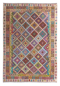 Kelim Rug - Splash - 285 x 206 cm - multicolored