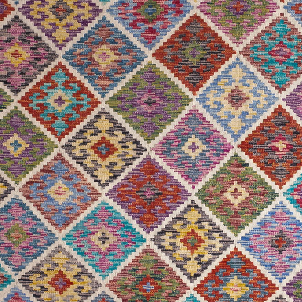 Kelim Rug - Splash - 285 x 206 cm - multicolored