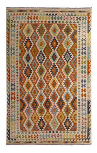 Kelim Rug - Splash - 298 x 210 cm - multicolored