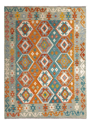 Kelim Rug - Splash - 248 x 178 cm - multicolored