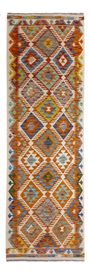 Runner Kelim Rug - Splash - 234 x 80 cm - multicolored