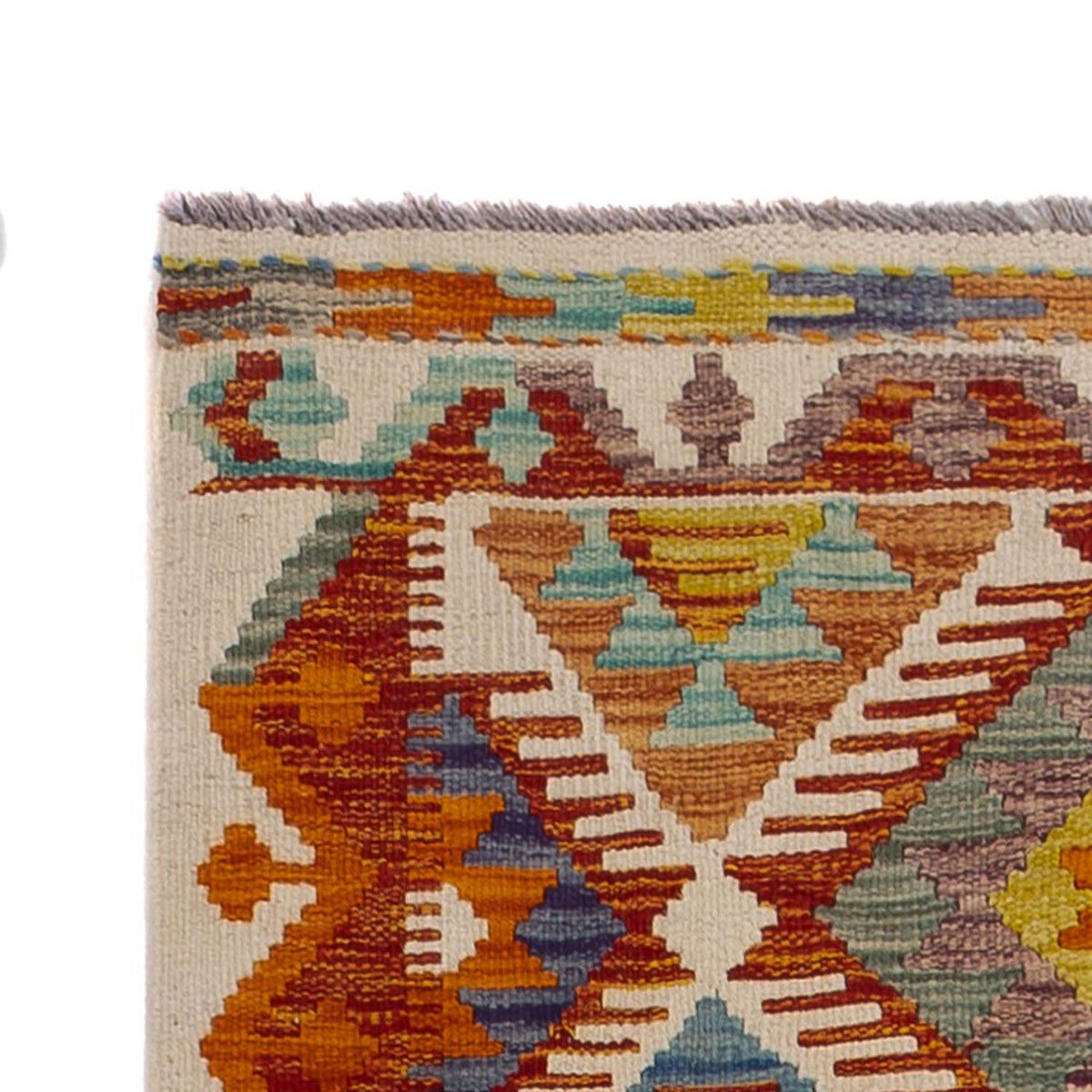 Runner Kelim Rug - Splash - 234 x 80 cm - multicolored