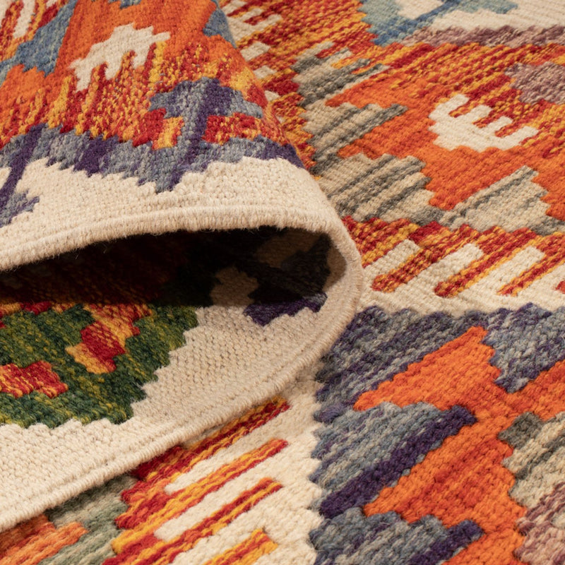 Runner Kelim Rug - Splash - 234 x 80 cm - multicolored