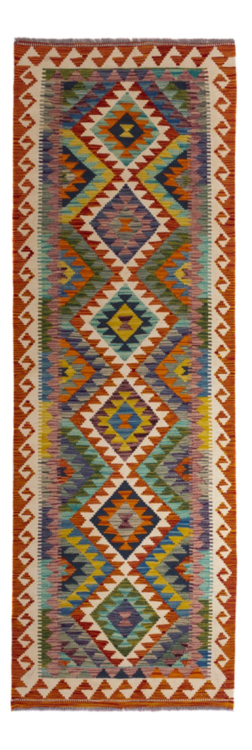 Runner Kelim Rug - Splash - 233 x 87 cm - multicolored