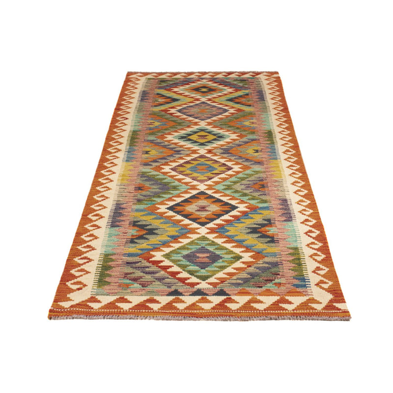 Runner Kelim Rug - Splash - 233 x 87 cm - multicolored