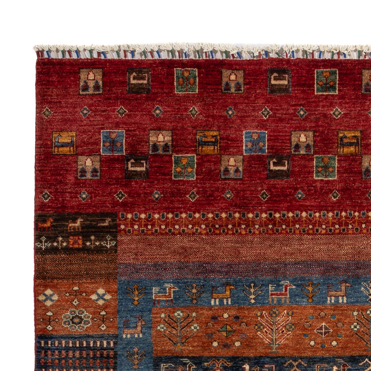 Gabbeh Rug - Loribaft Perser - 244 x 176 cm - multicolored