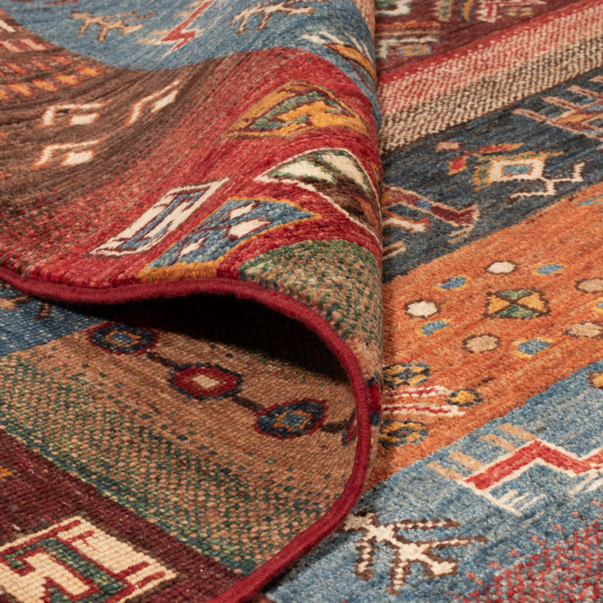 Gabbeh Rug - Loribaft Perser - 244 x 176 cm - multicolored