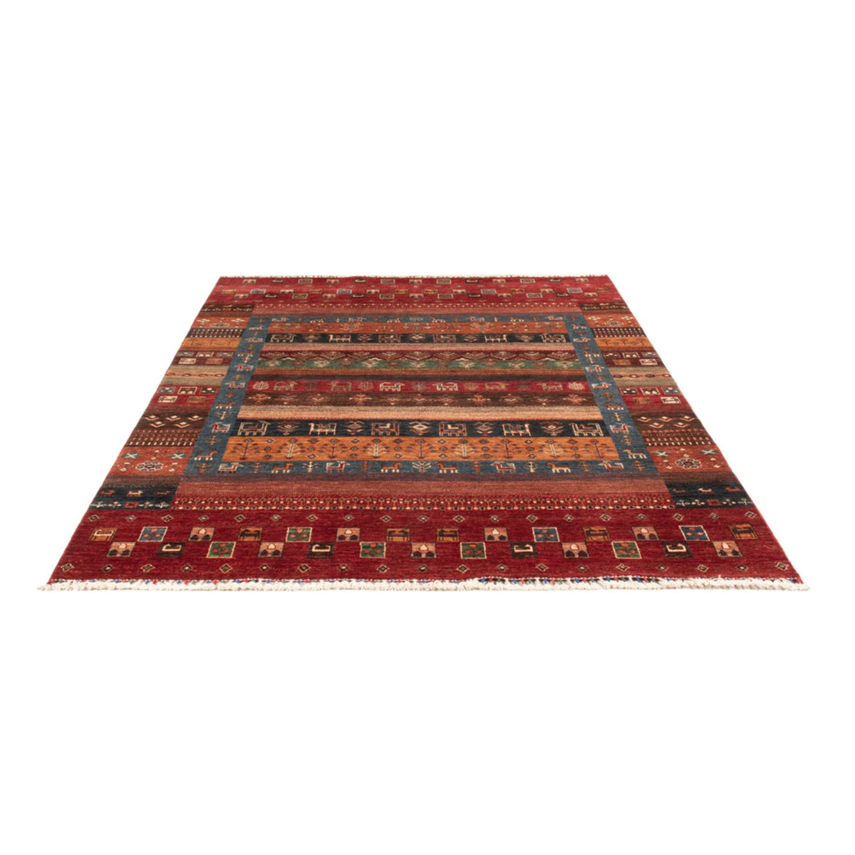 Gabbeh Rug - Loribaft Perser - 244 x 176 cm - multicolored