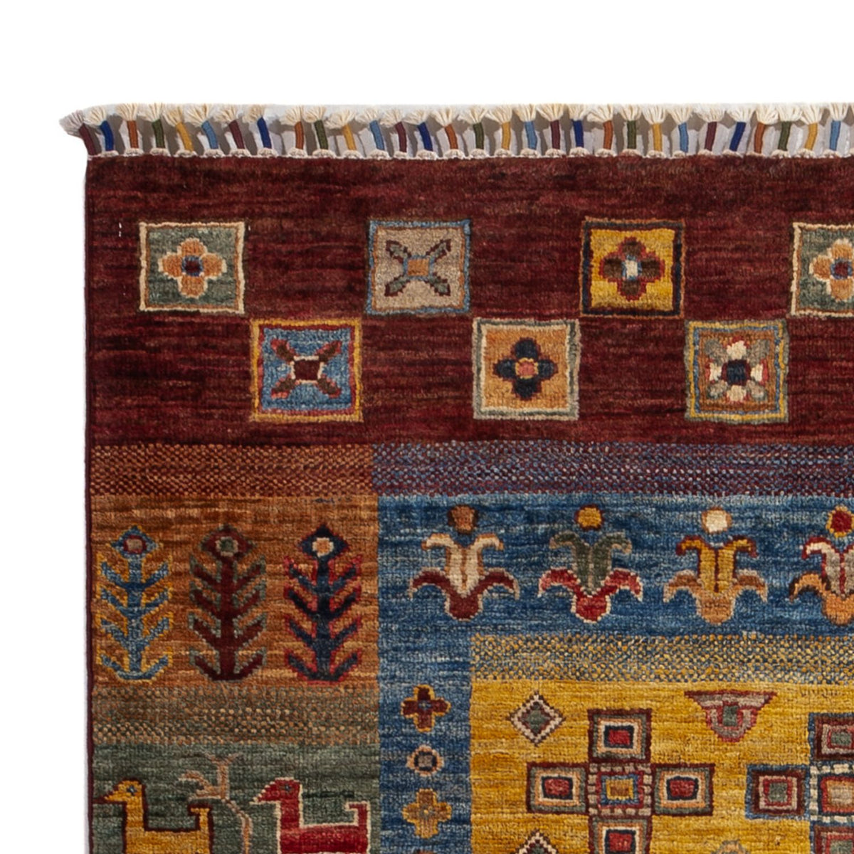 Loribaft Rug 105x148cm - Perserteppich Wollteppich