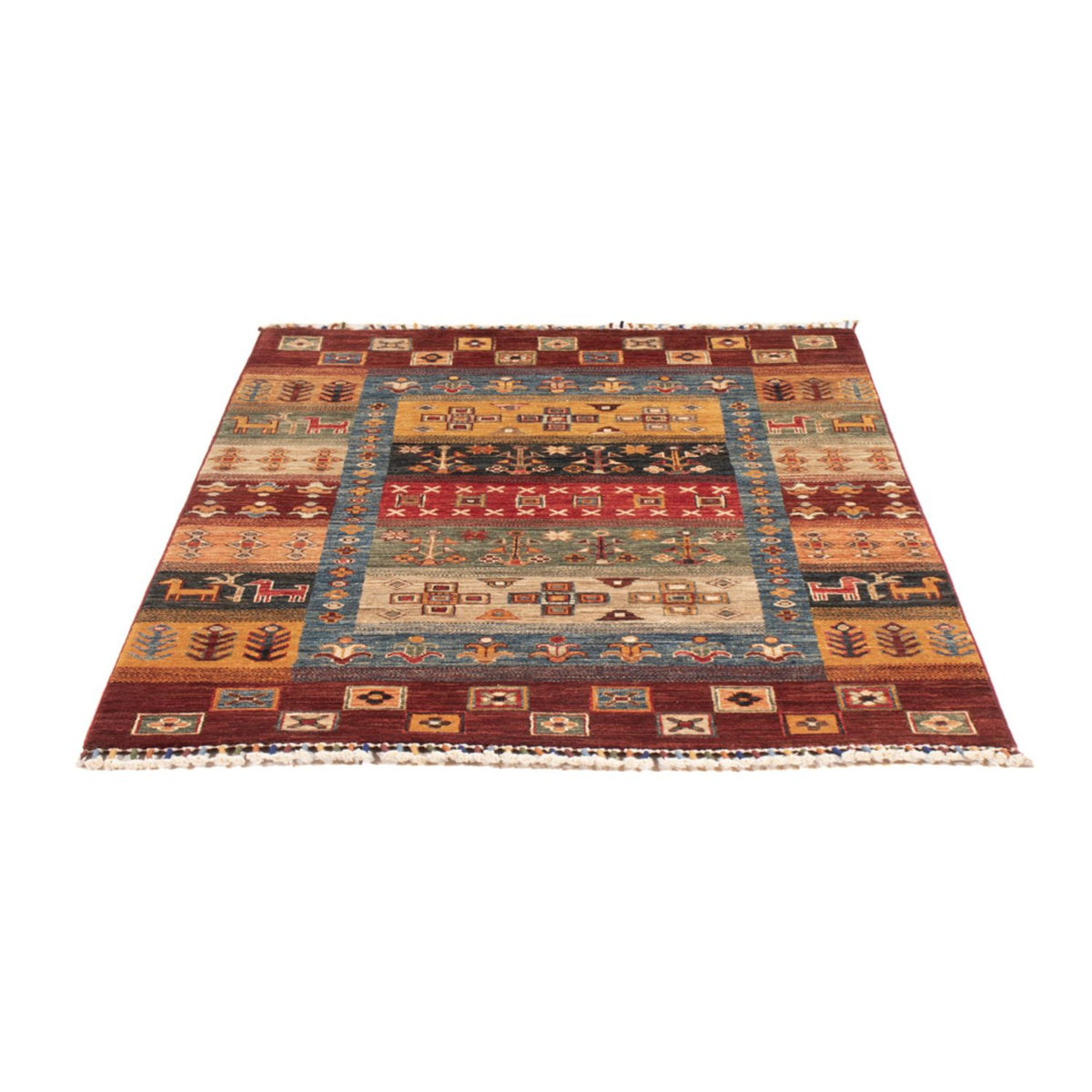 Gabbeh Rug - Loribaft Perser - 143 x 105 cm - multicolored