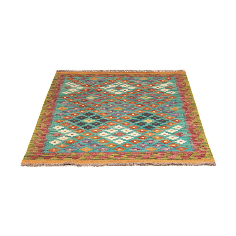 Kelim Rug - Splash - 131 x 92 cm - multicolored