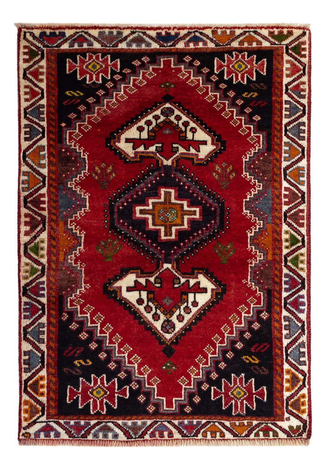 Perser Rug - Nomadic - 119 x 81 cm - dark red