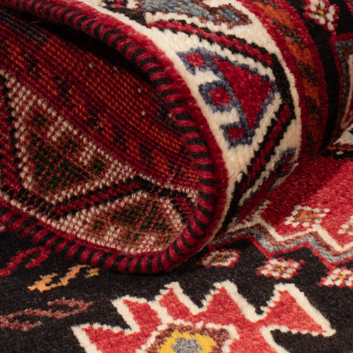 Perser Rug - Nomadic - 119 x 81 cm - dark red