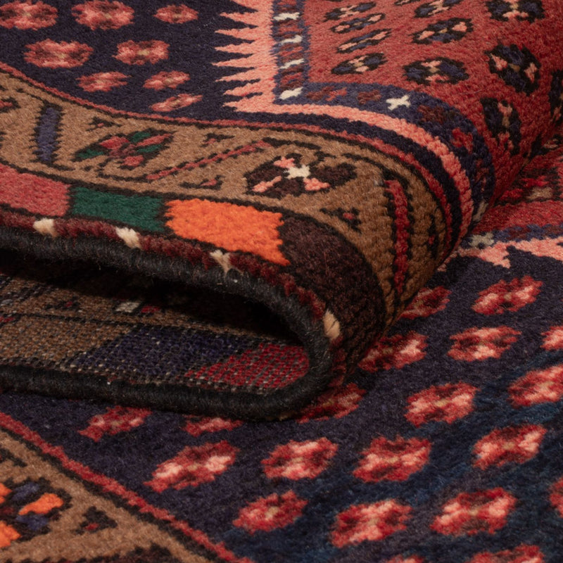 Perser Rug - Nomadic - 153 x 74 cm - dark red