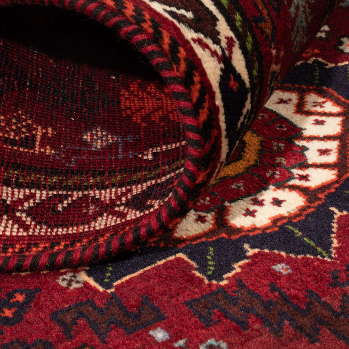 Perser Rug - Nomadic - 143 x 77 cm - dark red