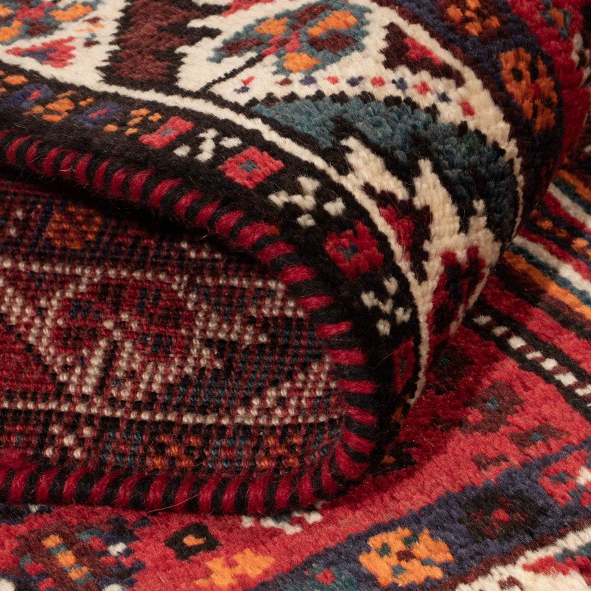 Perser Rug - Nomadic - 133 x 84 cm - dark red