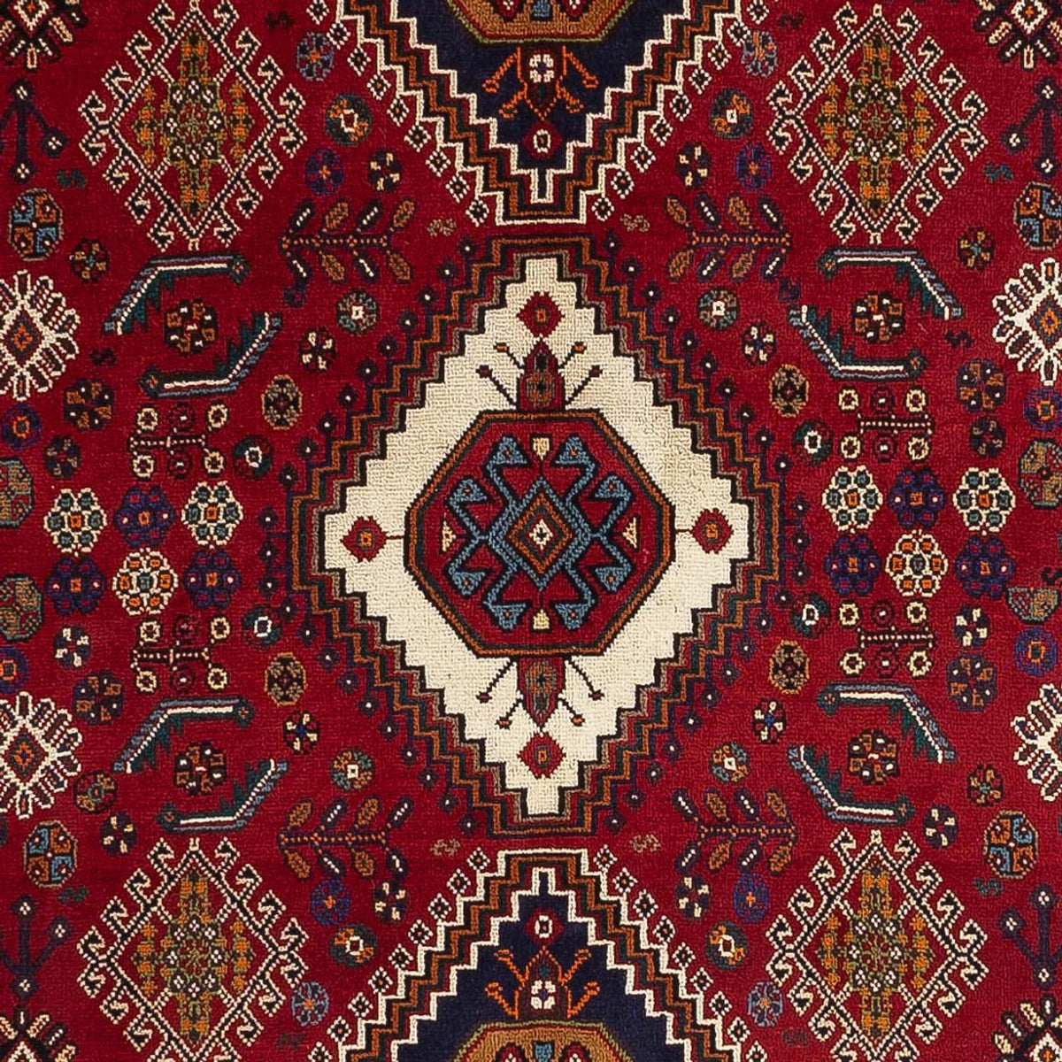 Perser Rug - Nomadic - 256 x 141 cm - dark red
