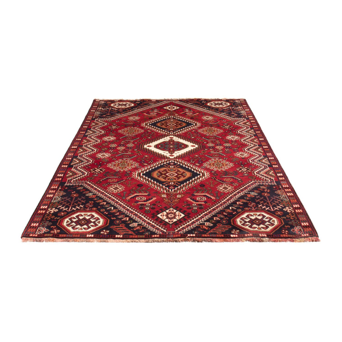 Perser Rug - Nomadic - 256 x 141 cm - dark red