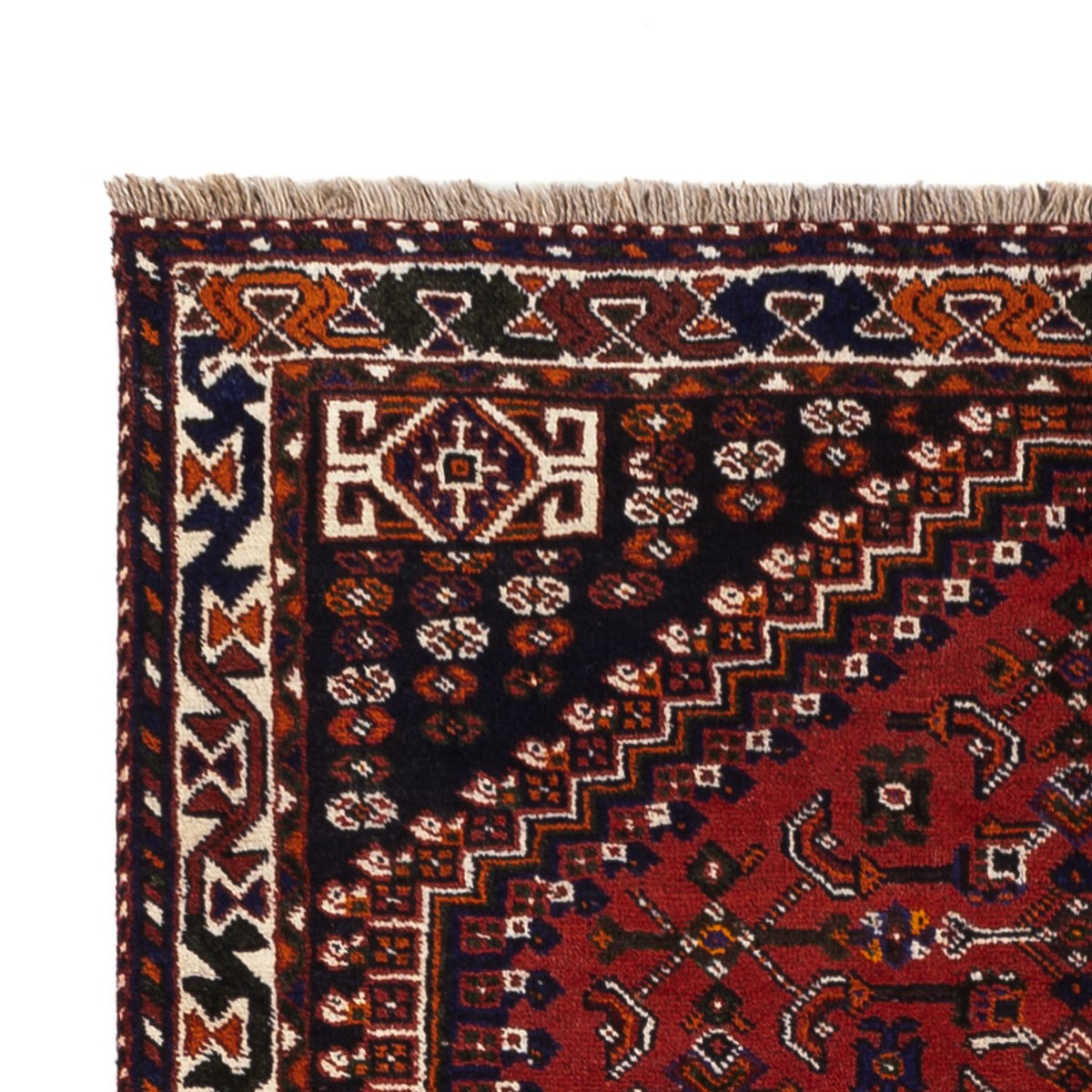 Perser Rug - Nomadic - 252 x 155 cm - dark red