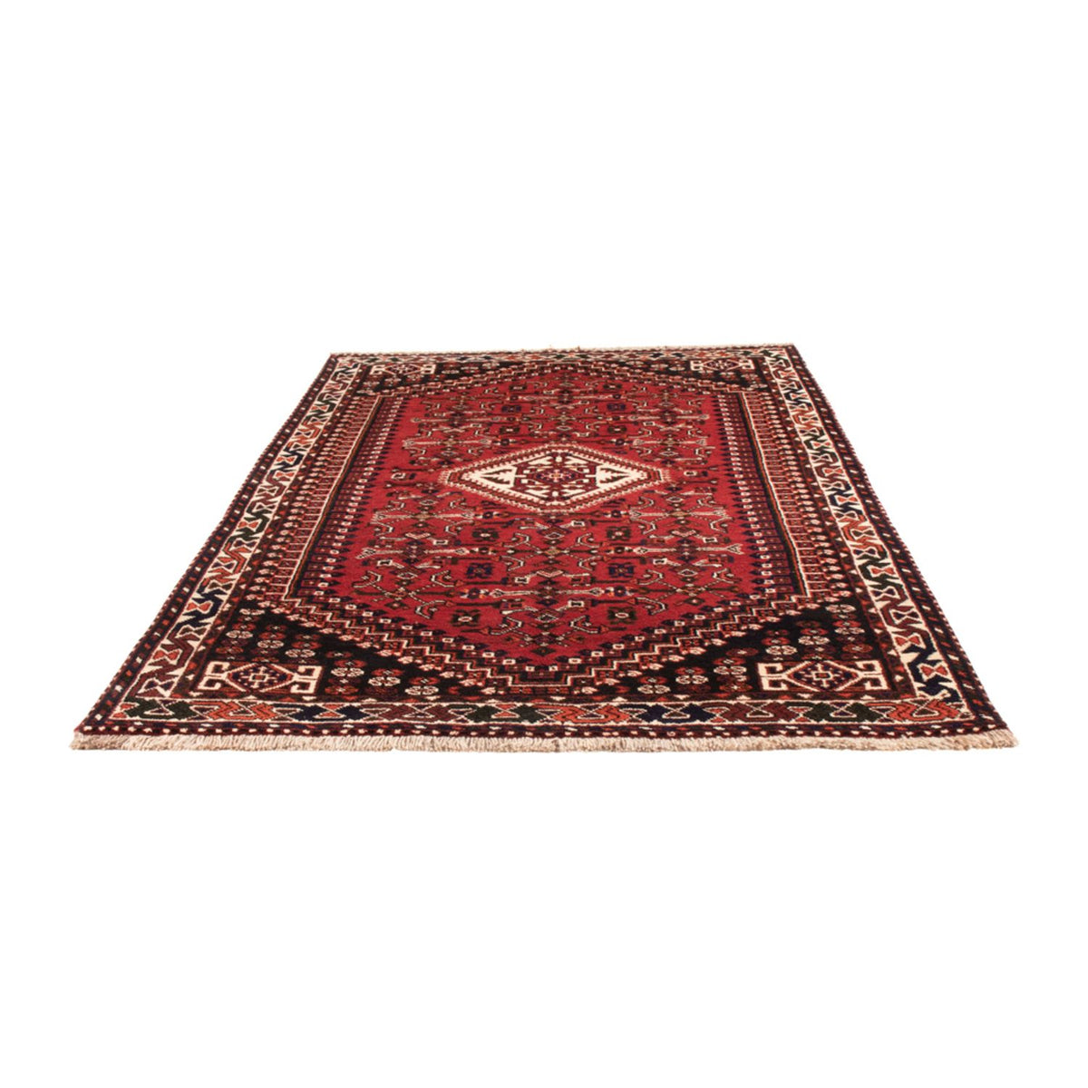 Perser Rug - Nomadic - 252 x 155 cm - dark red