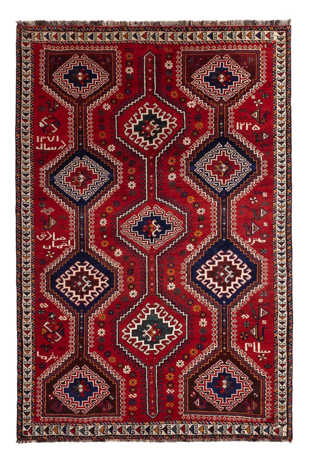 Perser Rug - Nomadic - 249 x 170 cm - red