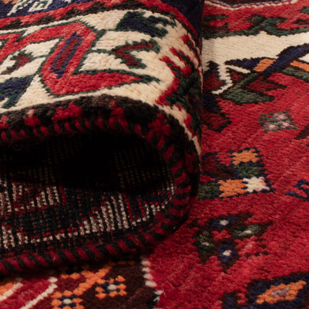 Perser Rug - Nomadic - 245 x 156 cm - red